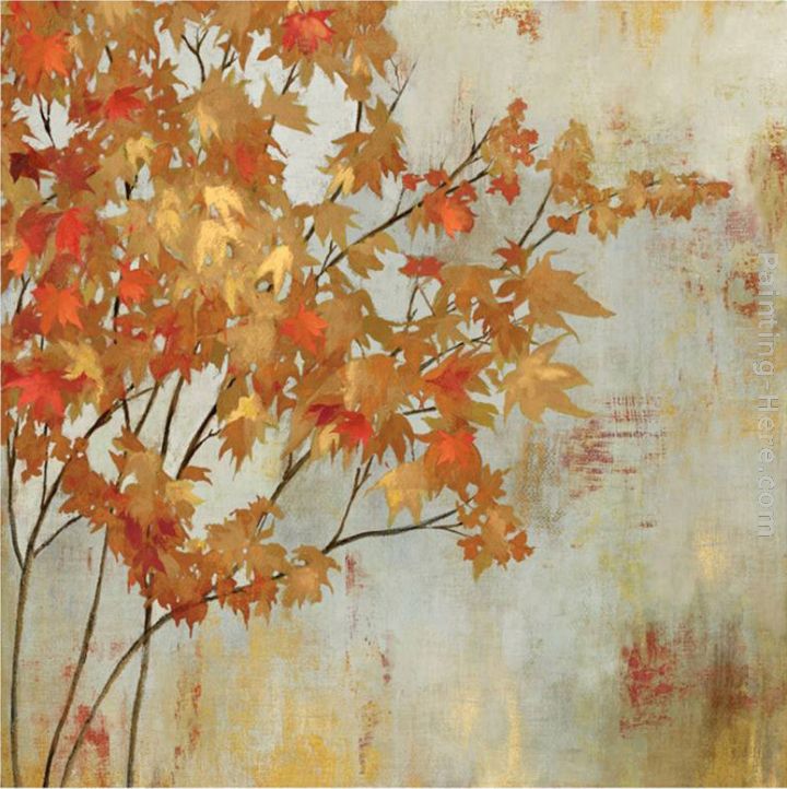 Golden Foilage painting - Asia Jensen Golden Foilage art painting